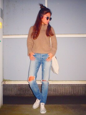 yuikoさん（レディース・158cm）の秋コーディネート