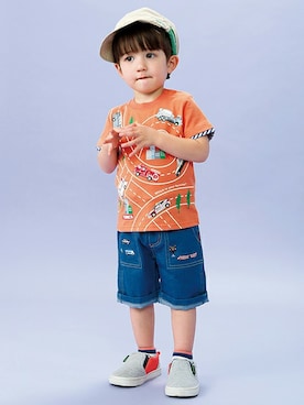 「kladskap（クレードスコープ）のアイテム」を使った、kladskap　クレードスコープさん（キッズ・89cm）の春コーディネート