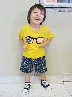 kladskap　クレードスコープさん（キッズ・86cm）の夏コーディネート
