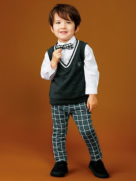 kladskap　クレードスコープさん（キッズ・91cm）の秋コーディネート