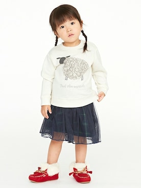 kladskap　クレードスコープさん（キッズ・87cm）の秋コーディネート