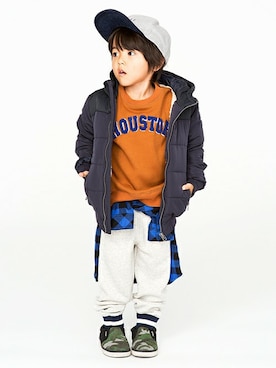 kladskap　クレードスコープさん（キッズ・99cm）の秋コーディネート