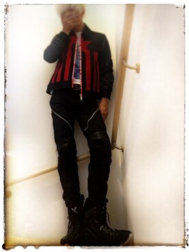 「CHRISTIAN DADA（クリスチャンダダ）のアイテム（ブルゾン）」を使った、pierceさん（メンズ・176cm）の夏コーディネート