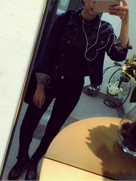 「ICON（アイコン）のアイテム」を使った、naaaaococo さん（レディース・163cm）の秋コーディネート