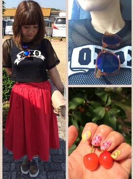 MICHIさん（レディース・160cm）の夏コーディネート