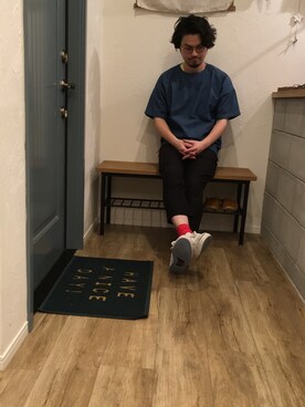 「CONVERSE（コンバース）のCONVERSE コンバース ジャック パーセル / JACK PURCEL（スニーカー）」を使った、Kenta Sakakibaraさん（メンズ・171cm）の春コーディネート