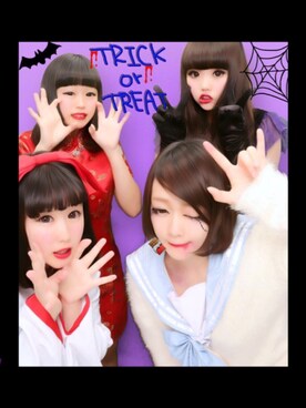 「アイテム（シャツワンピース、レッド系）」を使った、ぺたごんさん（レディース・158cm）の秋コーディネート