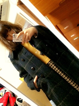 「POU DOU DOU（プードゥドゥ）のアイテム（ダウンジャケット/コート）」を使った、chiaki.さん（レディース・162cm）の冬コーディネート