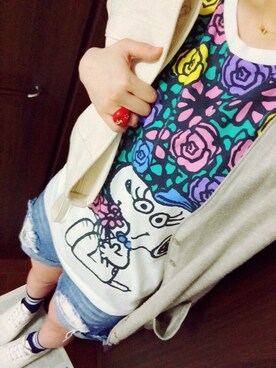 「LOWLYS FARM」｜kotototoさん（レディース・160cm）の春コーディネート