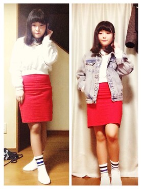 ちかみかさんのコーディネート