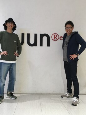 「JUNRED（ジュンレッド）のアイテム（その他）」を使った、JUN_ichiroさん（メンズ・174cm）の秋コーディネート