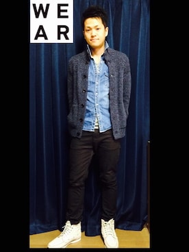 「ハイカット」｜TATSUYAさん（メンズ・174cm・20代）の春コーディネート