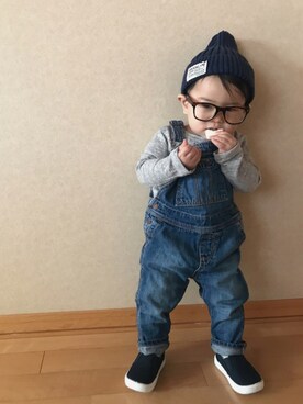 あおみちさん（キッズ・80cm）の秋コーディネート