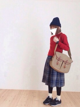 「タイツ×靴下」｜「アイテム（ステンカラーコート）」を使った、ｐoｃo.さん（レディース・159cm）の冬コーディネート