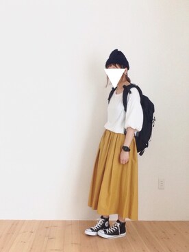 「バルーンスリーブ」｜ｐoｃo.さん（レディース・159cm）の夏コーディネート