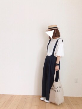 「バルーンスリーブ」｜ｐoｃo.さん（レディース・159cm）の夏コーディネート