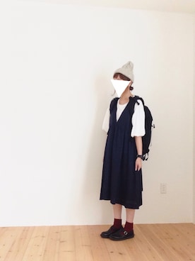 「バルーンスリーブ」｜ｐoｃo.さん（レディース・159cm）の秋コーディネート