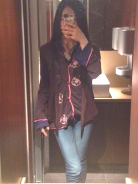 「gouk（ゴウク）のアイテム」を使った、緋室さん（レディース・154cm）の夏コーディネート