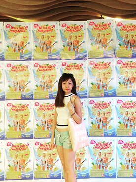 「MONKI」｜Euniceさん（レディース・166cm）の夏コーディネート