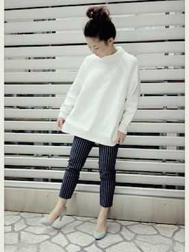 「アイテム（ピアス（両耳用））」を使った、KANEKOさん（レディース・155cm・30代）の冬コーディネート