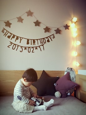 「アイテム（タイツ/ストッキング、ベージュ系）」を使った、hibinoteさん（キッズ・70cm）の冬コーディネート