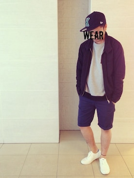 shun sameshimaさん（メンズ・170cm）の春コーディネート