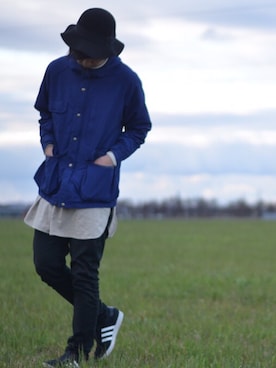 「マウンテンパーカー」｜satoさん（メンズ・178cm）の春コーディネート