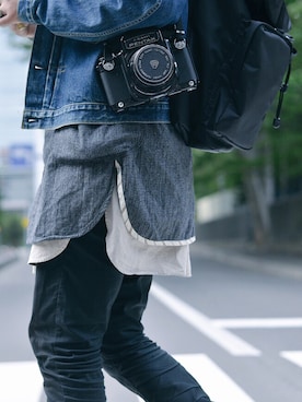 「VOO（ヴォー）のアイテム（ジャケット/アウター）」を使った、satoさん（メンズ・178cm）の秋コーディネート