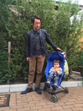 「DOUCAＬ'Ｓ（ドゥーカルス）のアイテム（シューズ）」を使った、Michaelさん（メンズ・176cm）の秋コーディネート