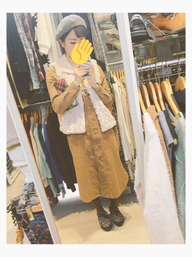 「茶色タイツ」｜ちぴさん（レディース・158cm）の冬コーディネート
