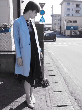 「nitca（ニトカ）のアイテム（その他アウター）」を使った、clever elephantさん（レディース・164cm）の春コーディネート
