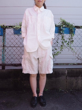 「Honnete（オネット）のアイテム」を使った、clever elephantさん（レディース・153cm）の春コーディネート