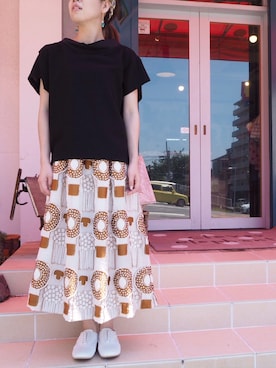 peu pres（プープレ）の「マッシュルーム ジャガード タックス