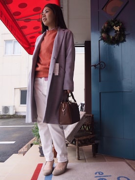 「Hands of creation（ハンズオブクリエイション）のアイテム（ジャケット/アウター）」を使った、clever elephantさん（レディース・153cm）の冬コーディネート