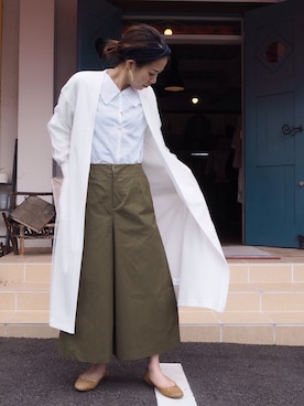 「nitca（ニトカ）のアイテム（その他アウター）」を使った、clever elephantさん（レディース・153cm）の春コーディネート