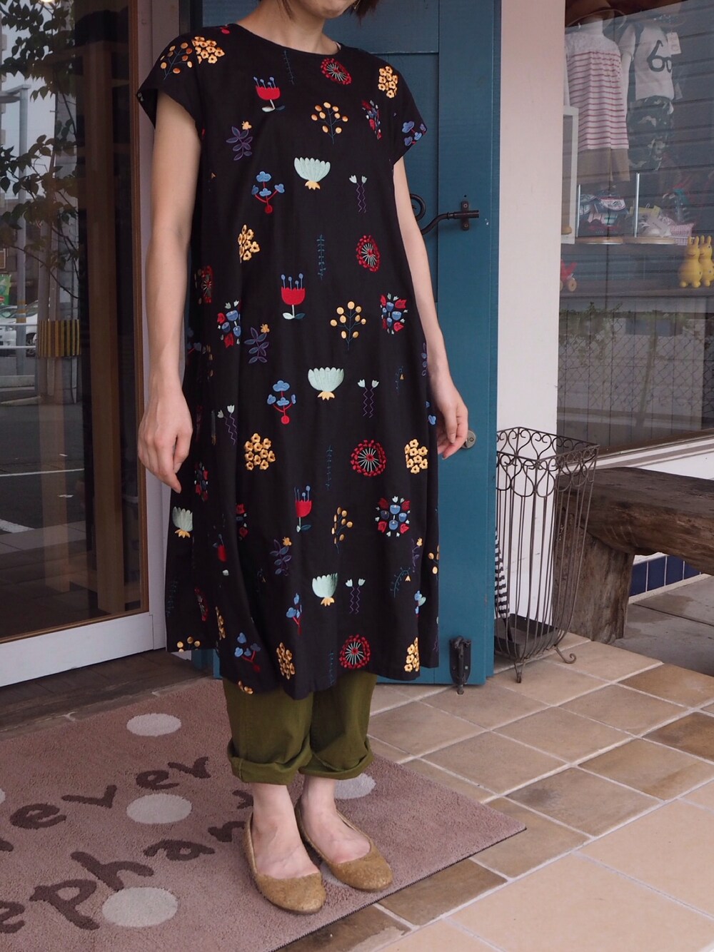 ビュルデサボン　ローン野山　刺繍ワンピース 20160703132313163_1000.jpg