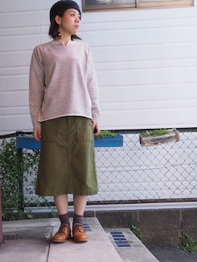 「アーガイルソックス」｜clever elephantさん（レディース・153cm）の秋コーディネート