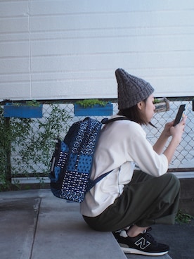 「ボヘミアンズ」｜「アイテム（バッグ）」を使った、clever elephantさん（レディース・153cm）の秋コーディネート