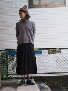 「アーガイルソックス」｜clever elephantさん（レディース・153cm）の秋コーディネート