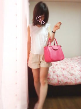 「Jayro（ジャイロ）のアイテム（パンツ）」を使った、rinnonさん（レディース・160cm）の夏コーディネート