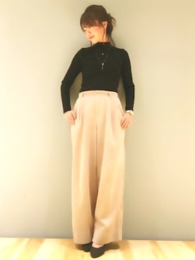 「アイテム（腕時計）」を使った、hitomi♪さん（レディース・158cm）の秋コーディネート