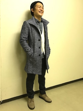 「HIGH STREET（ハイストリート）のアイテム（その他アウター）」を使った、ippeiさん（メンズ・162cm）の秋コーディネート