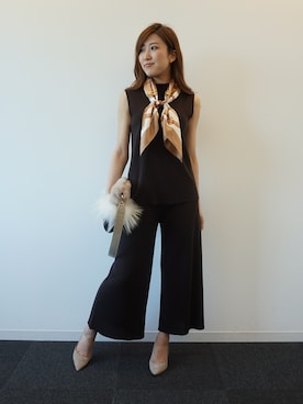 「ニットアップ」｜PINKY&DIANNEさん（レディース・163cm）の夏コーディネート