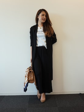 「ニットアップ」｜PINKY&DIANNEさん（レディース・163cm）の夏コーディネート