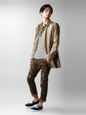 nano・universe men's STAFFさん（メンズ・178cm）の春コーディネート