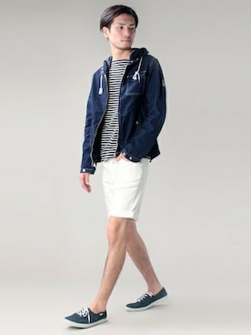 nano・universe men's STAFFさん(メンズ・178cm)の春コーディネート