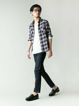 nano・universe men's STAFFさん（メンズ・178cm）の春コーディネート