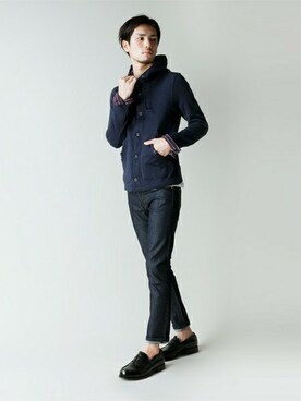 nano・universe men's STAFFさん（メンズ・178cm）の春コーディネート