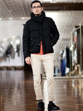 nano・universe men's STAFFさん(メンズ・178cm)の冬コーディネート