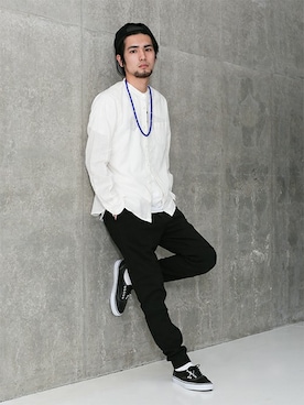 nano・universe men's STAFFさん(メンズ・178cm)の春コーディネート